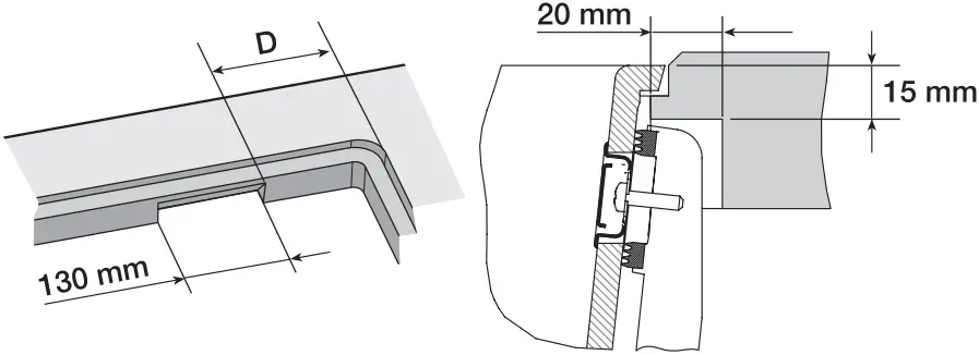 BLANCO SUBLINE 340-160 F InFino Silgranit B02