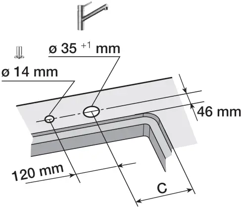 BLANCO SUBLINE 340-160 F InFino Silgranit B03C
