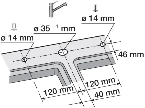 BLANCO SUBLINE 340-160 F InFino Silgranit B03D