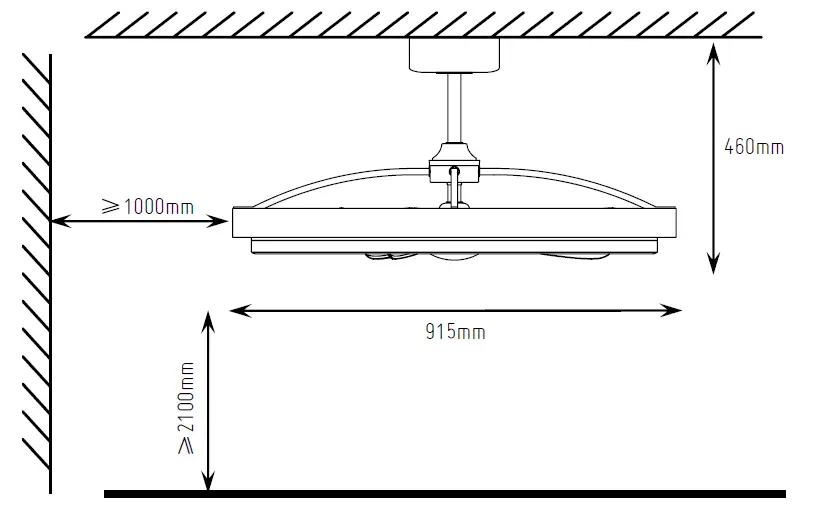 MAXIM F993002DWBK Homestead 6 Speed Fandelight fig (1)