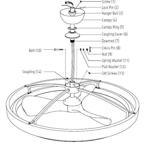 MAXIM F993002DWBK Homestead 6 Speed Fandelight fig (5)