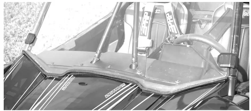 FALCON RIDGE Arctic Cat Wildcat XX Full Front Windshield 1