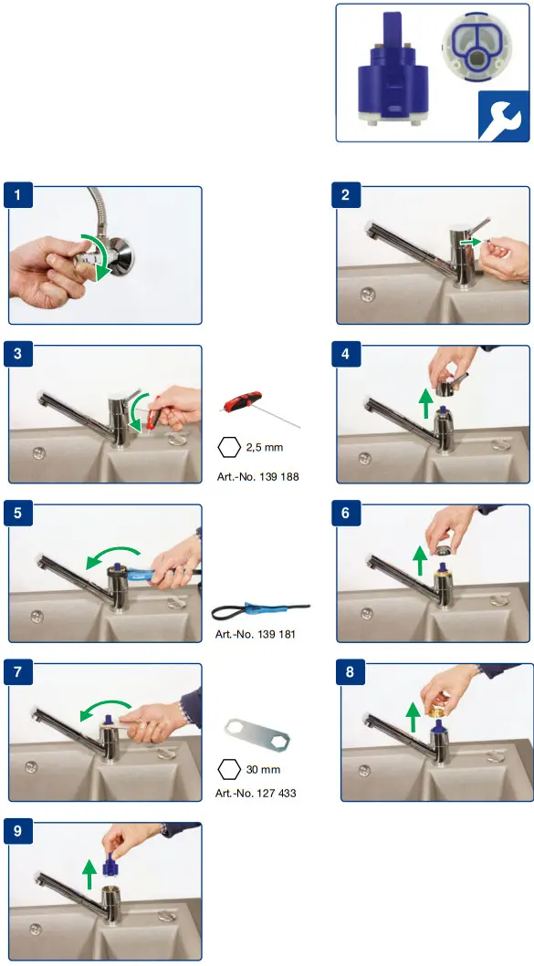 BLANCO ANTAS S HD Single Lever Kitchen Mixer Tap - Fig 1