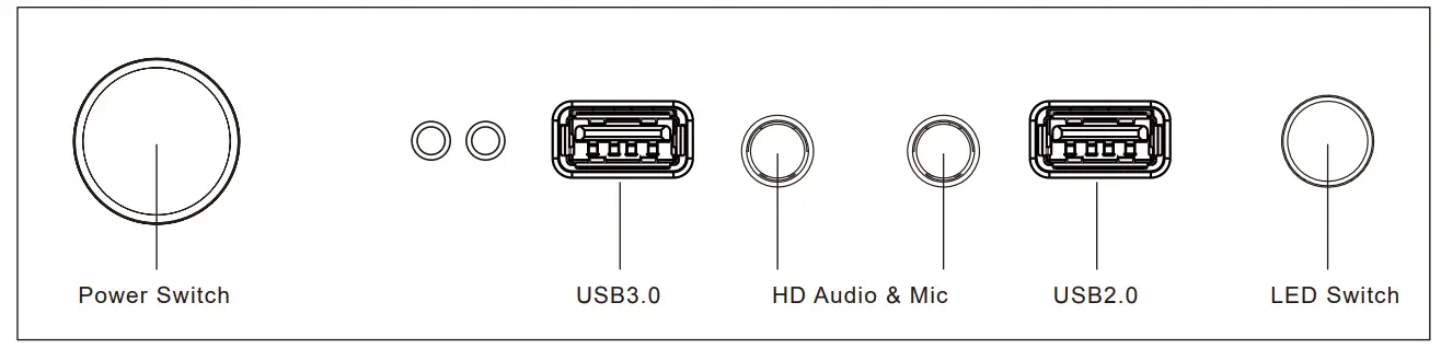 AeroCool Cylon Mini RGB Mini Tower Case fig 2
