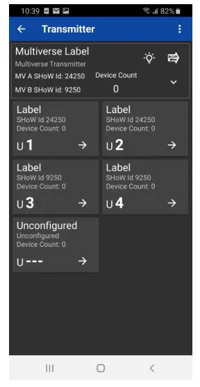 CITY THEATRICAL 5910 Multiverse Transmitter - Fig 16