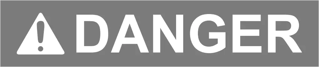 HARBOR FREIGHT 58473 - Danger