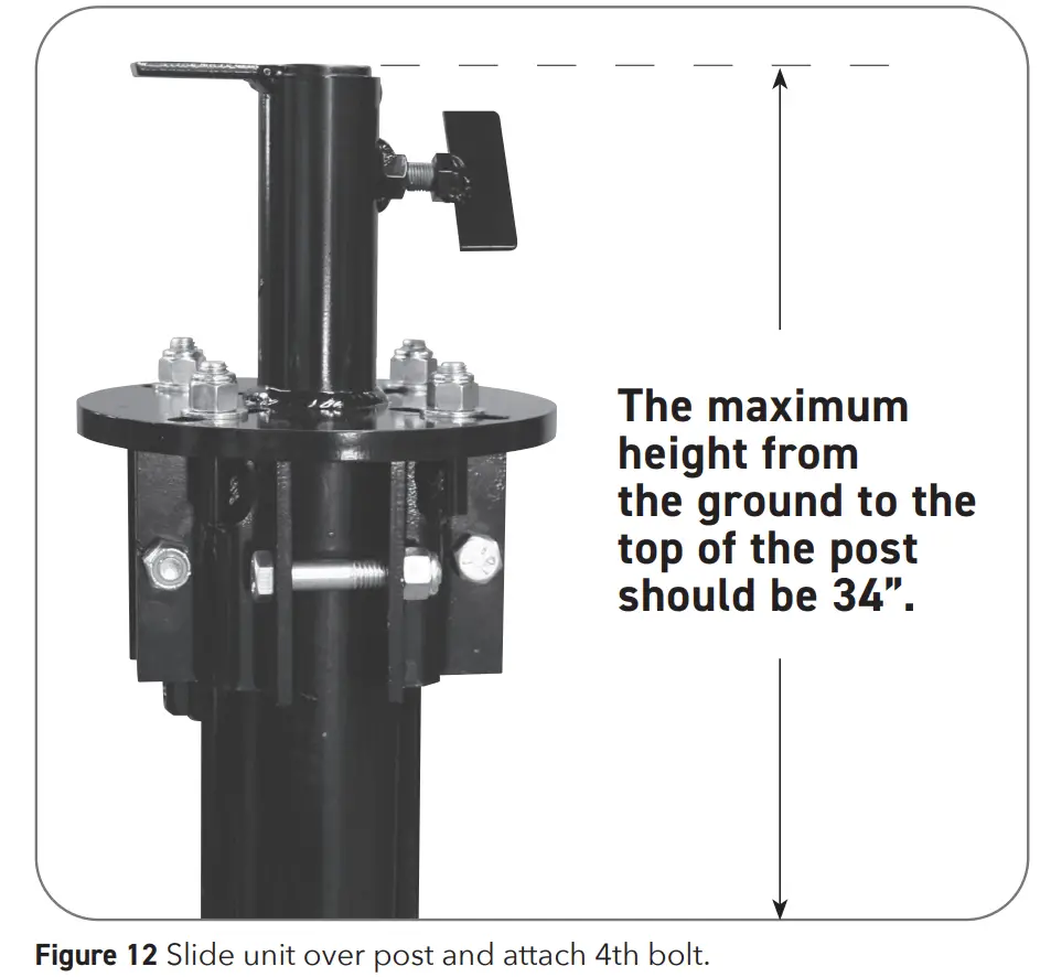 Attaching Optional Cart Clamp
