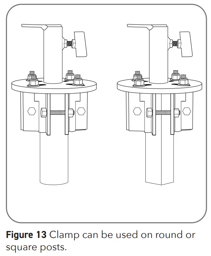 Attaching Optional Cart Clamp