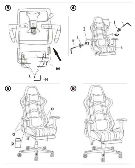 COSTWAY-HW62042-Gaming-Chair-01