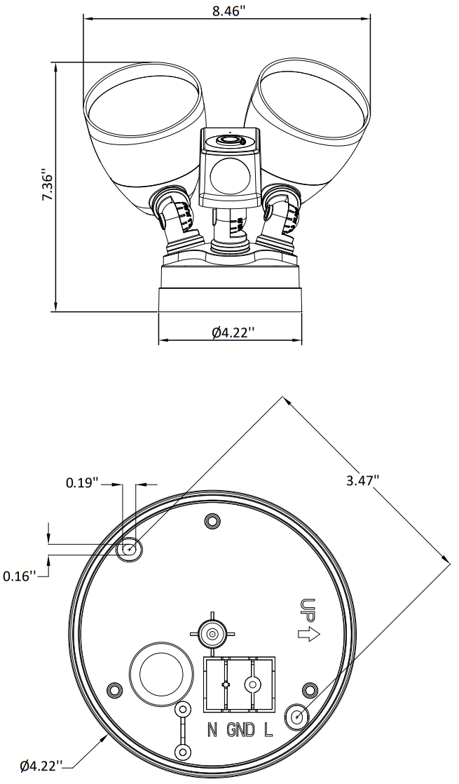 norbi LED Camera Motion Security Lights - FIGURE 3
