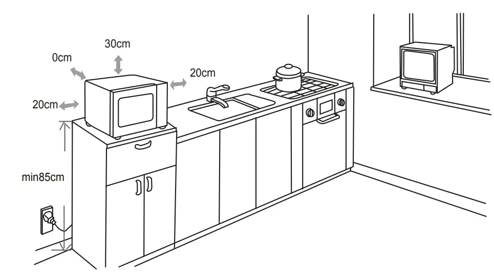 Dawlance DW 560 INV Microwave Oven - fig