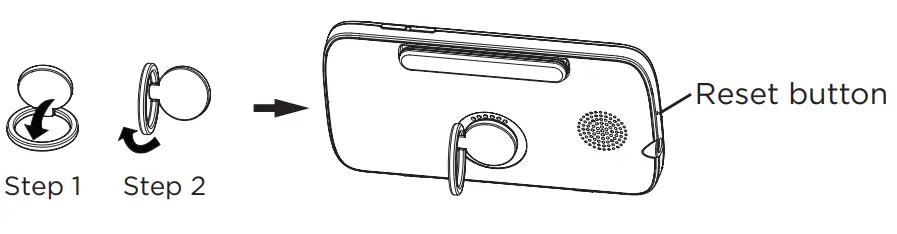 motorola VM64 Connect HD Wi-Fi Video Baby Monitor - Parent Unit 1