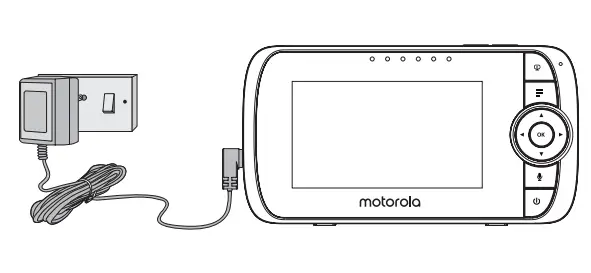 motorola VM64 Connect HD Wi-Fi Video Baby Monitor - Parent Unit