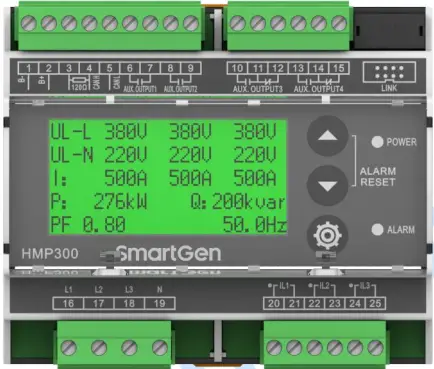 HMP300 controller panel