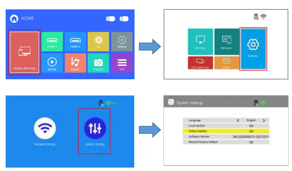YABER Pro V7 9800L 5G WiFi Bluetooth Projector-47