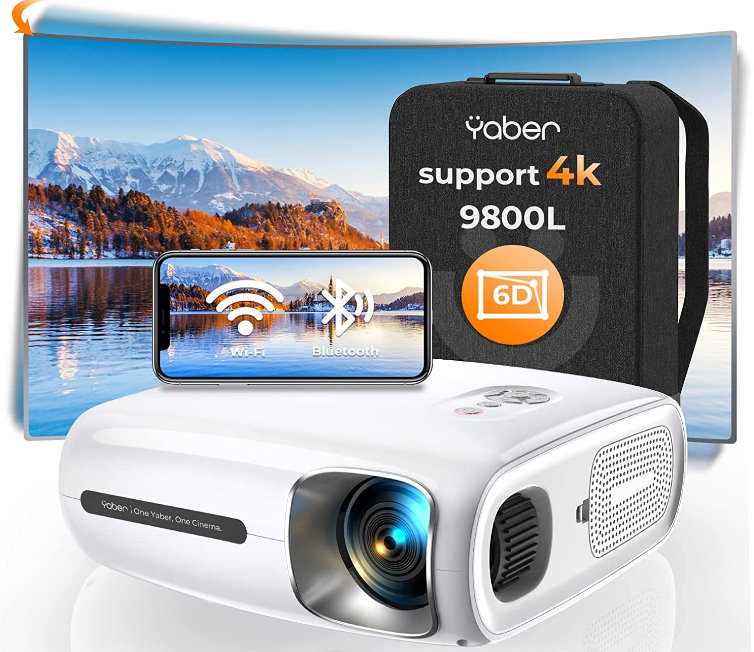 YABER Pro V7 9800L 5G WiFi Bluetooth Projector-PRODUCT