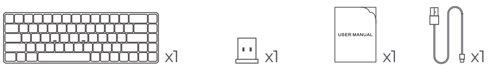 Keyboards GEPC361AB Wireless Mechanical Keyboard - 1