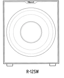 Klipsch R-12SW 300w Powered Subwoofer 2