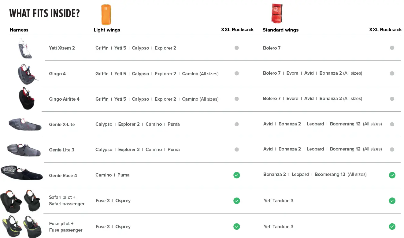 GIN X-Lite Rucksacks 2