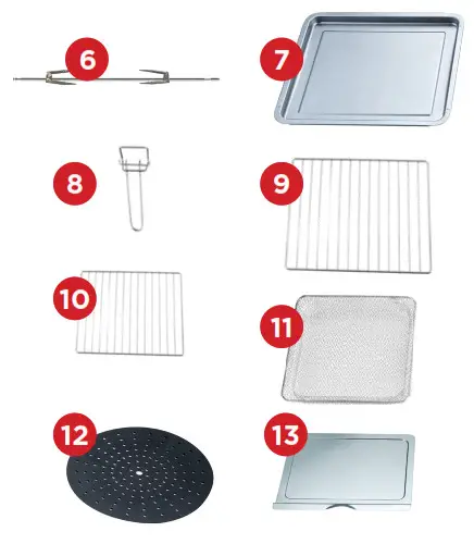 GERMANICA G25AFO 26L Multi Function Air Fryer Oven- OVERVIEW 2