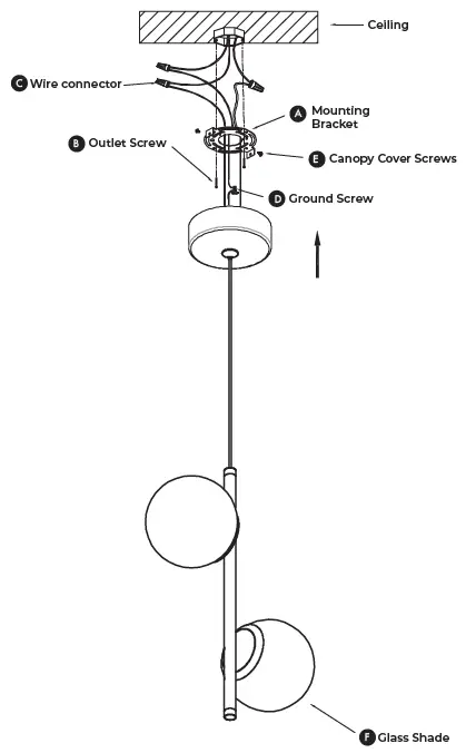 VONN-VCP2202-11-Inch-2-Light-Integrated-LED-Black-Pendant-Lighting-Fixture-with-Glass-Shades-fig- (4)