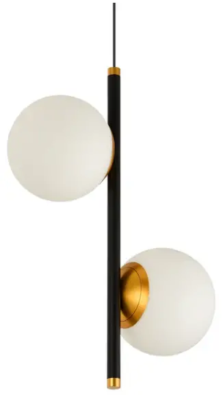 VONN-VCP2202-11-Inch-2-Light-Integrated-LED-Black-Pendant-Lighting-Fixture-with-Glass-Shades-product