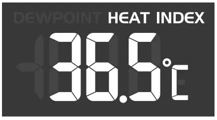 HEAT INDEX / DEW POINT