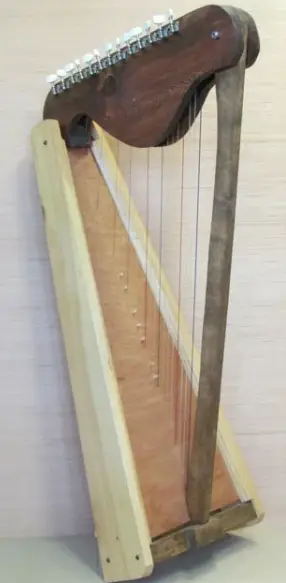 John-Kovac-26 String-3.5-Octave-Harpune-Folk-Harp-Kit -and -Supplies-PRODUCT-IMAGE