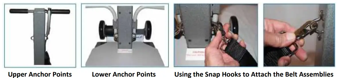 IndeeLift HFL 300 400 Human Floor Lift-Upper Anchor Points