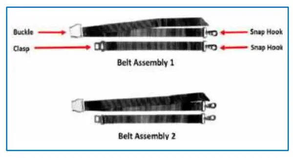 IndeeLift HFL 300 400 Human Floor Lift-strap