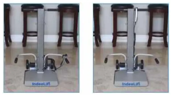 IndeeLift HFL 300 400 Human Floor Lift-transport handles