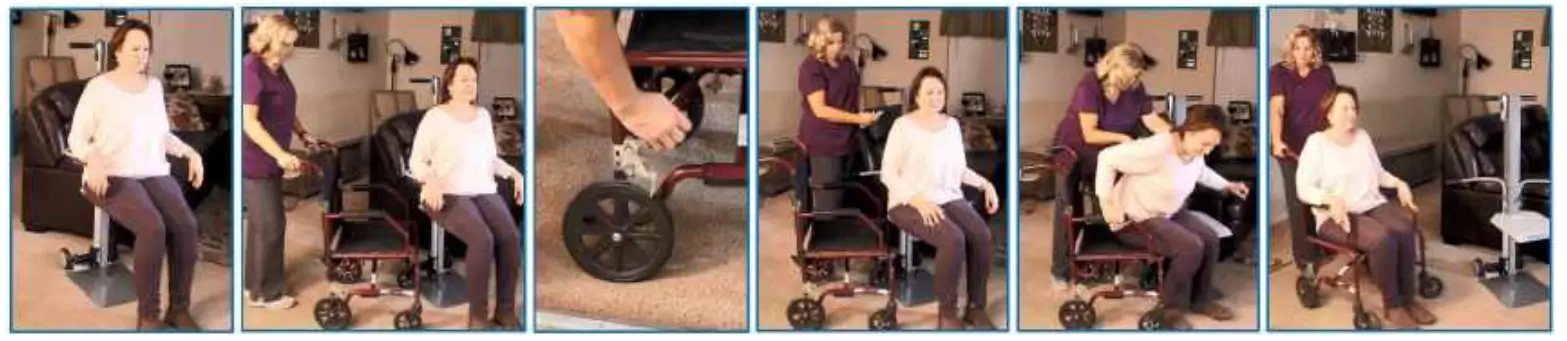 IndeeLift HFL 300 400 Human Floor Lift-wheelchair