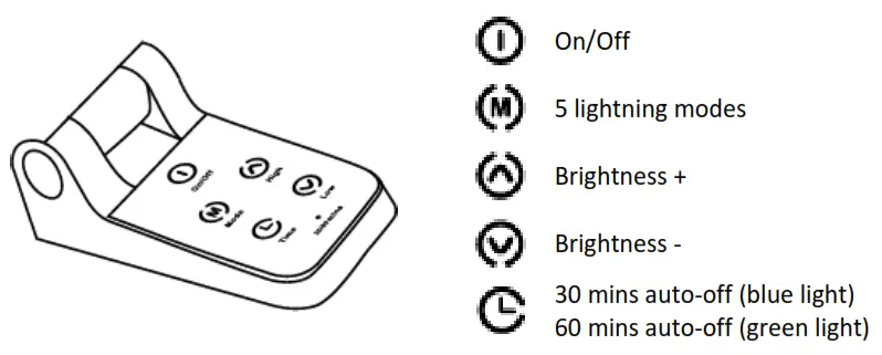 DIGITUS DA-90414 LED Desk Lamp with USB Charging Connector - Touch Control Panel