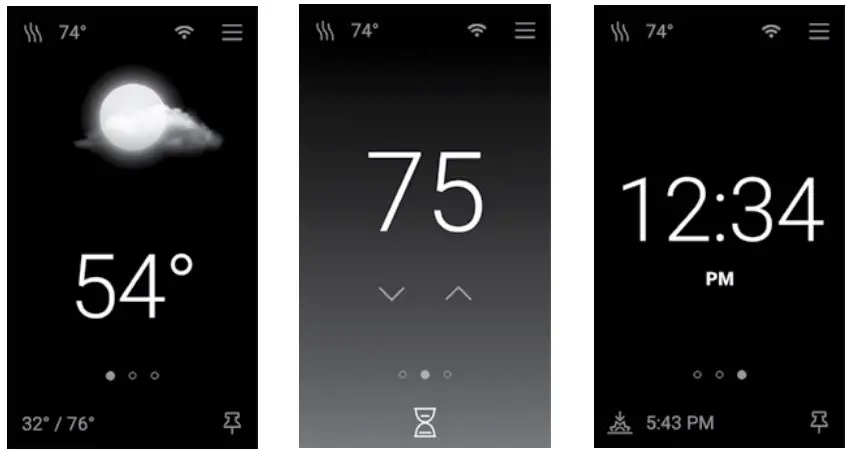 Touchscreen Operation