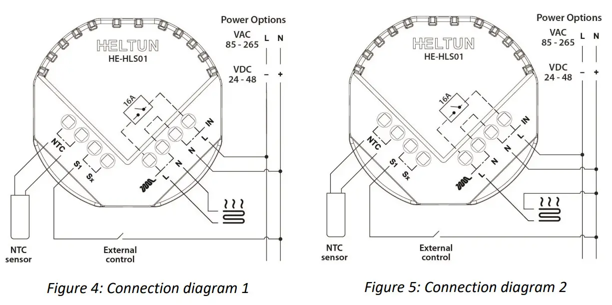 HELTUN HE-HLS01 High Load Switch with Thermostat Functions - FIGURE 4