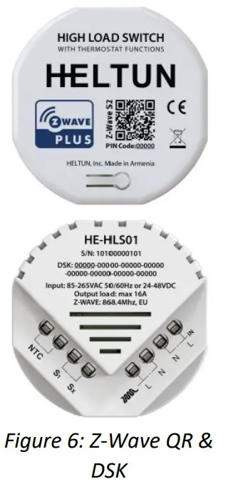 HELTUN HE-HLS01 High Load Switch with Thermostat Functions - FIGURE 6