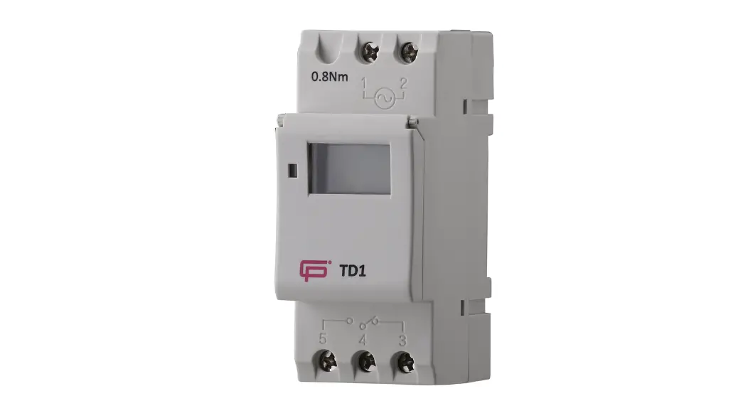 Fusebox Td1 Time Switch 7 Day Single Channel Instruction Manual
