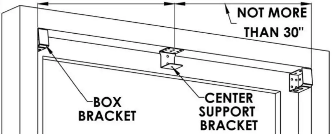INSTALL BRACKETS