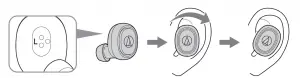 Audio-Technica Wireless Headphones ATH-CK3TW User Manual