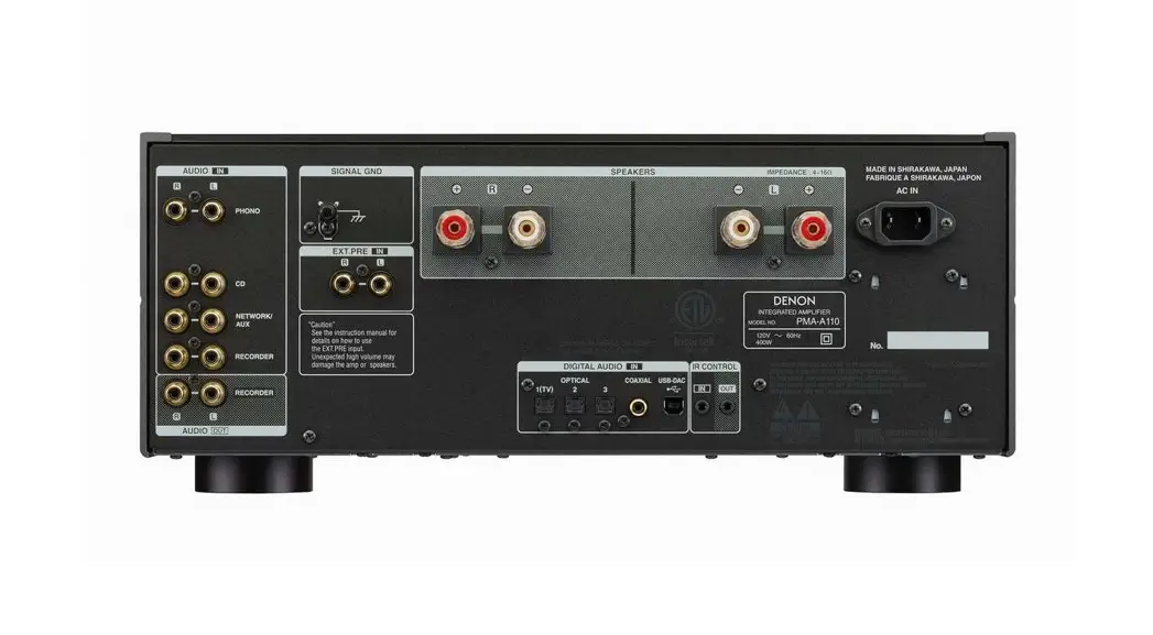 Denon Pma-a110 Integrated Amplifier User Guide