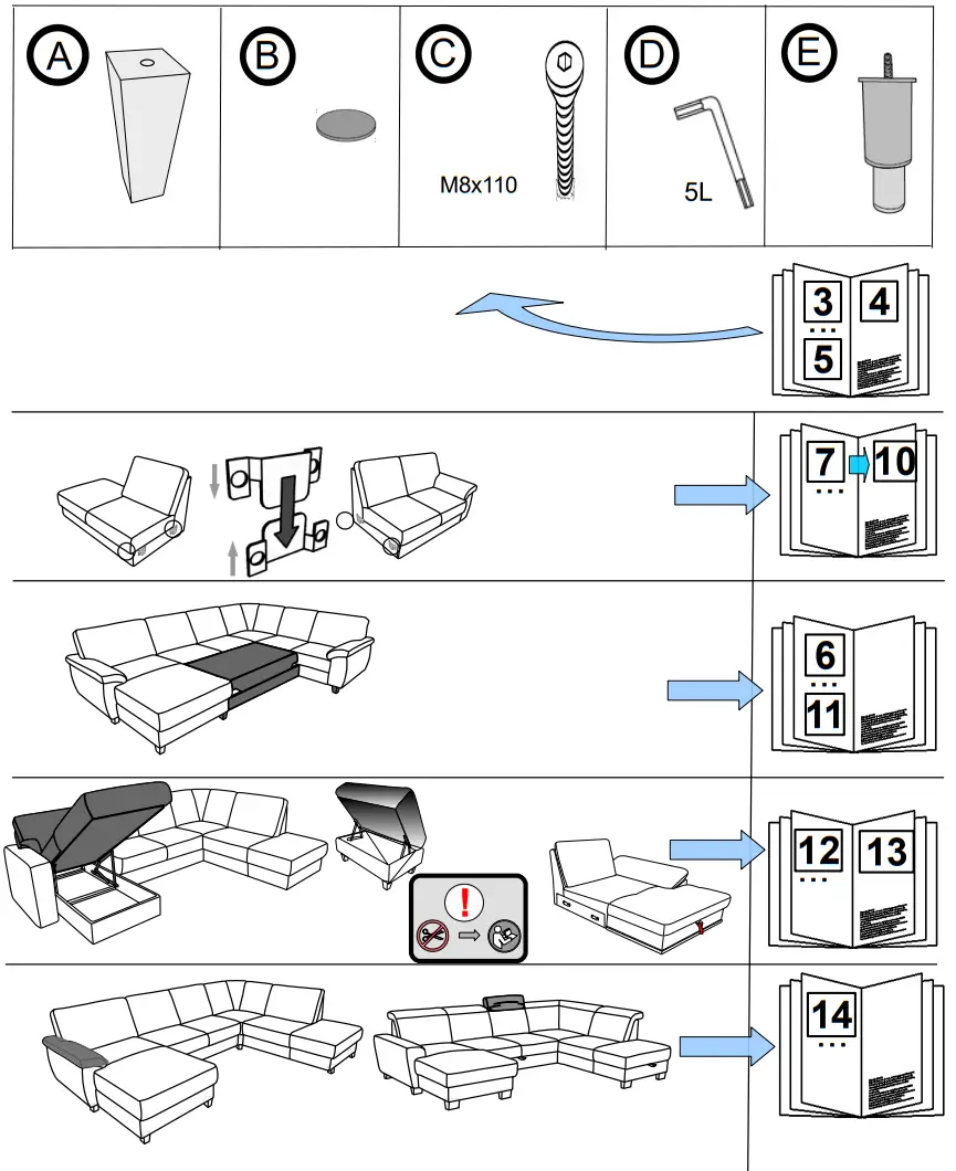 Sofatje be sit& more Corner Sofa - fig