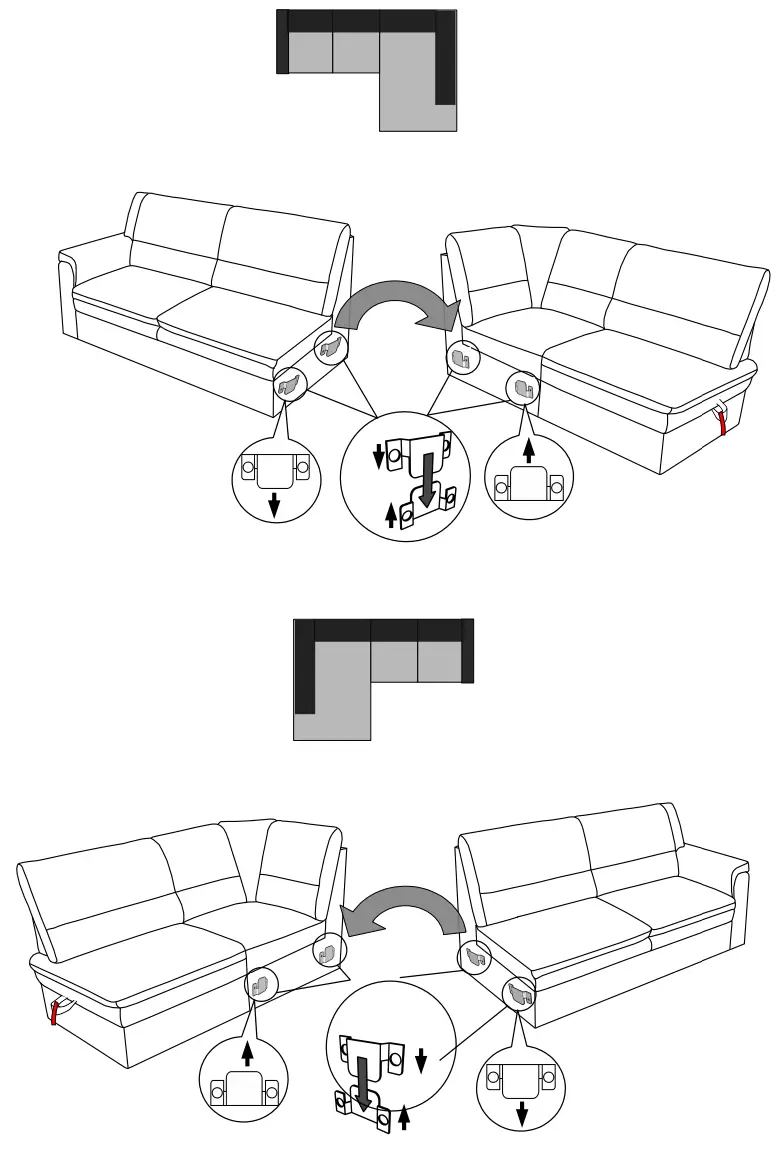 Sofatje be sit& more Corner Sofa - fig6