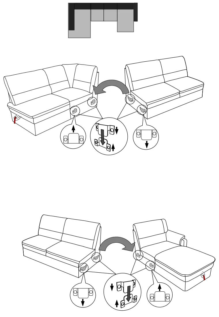 Sofatje be sit& more Corner Sofa - fig8
