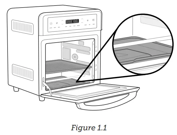 COSORI CAF R121-SUS 13 Quart Air Fryer Oven - 9