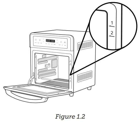 COSORI CAF R121-SUS 13 Quart Air Fryer Oven - fig6