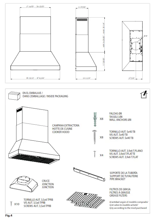 BERTAZZONI KPH..2XT Wall-Mounted Chimney Hood - 2