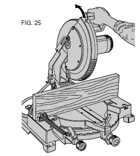 DeWalt DW705 Compound Miter Saw fig-20