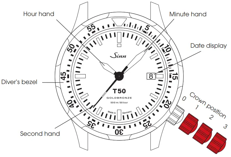 Sinn T50 Goldbronze Diving Watch - Figure 7