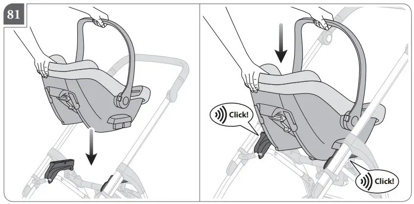 CAB 0+ / DARWIN INFANT / DARWIN INFANT RECLINE CAR SEAT (IF AVAILABLE