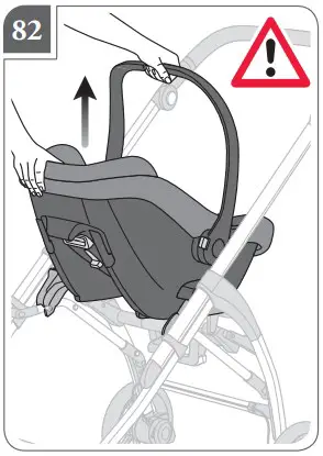 CAB 0+ / DARWIN INFANT / DARWIN INFANT RECLINE CAR SEAT (IF AVAILABLE